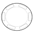round table and chairs work icon 120px